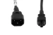 AC Power Cord, C14 to C5, 18AWG, 8ft, Black