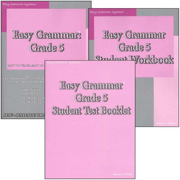 Easy Grammar Grade 5 Set