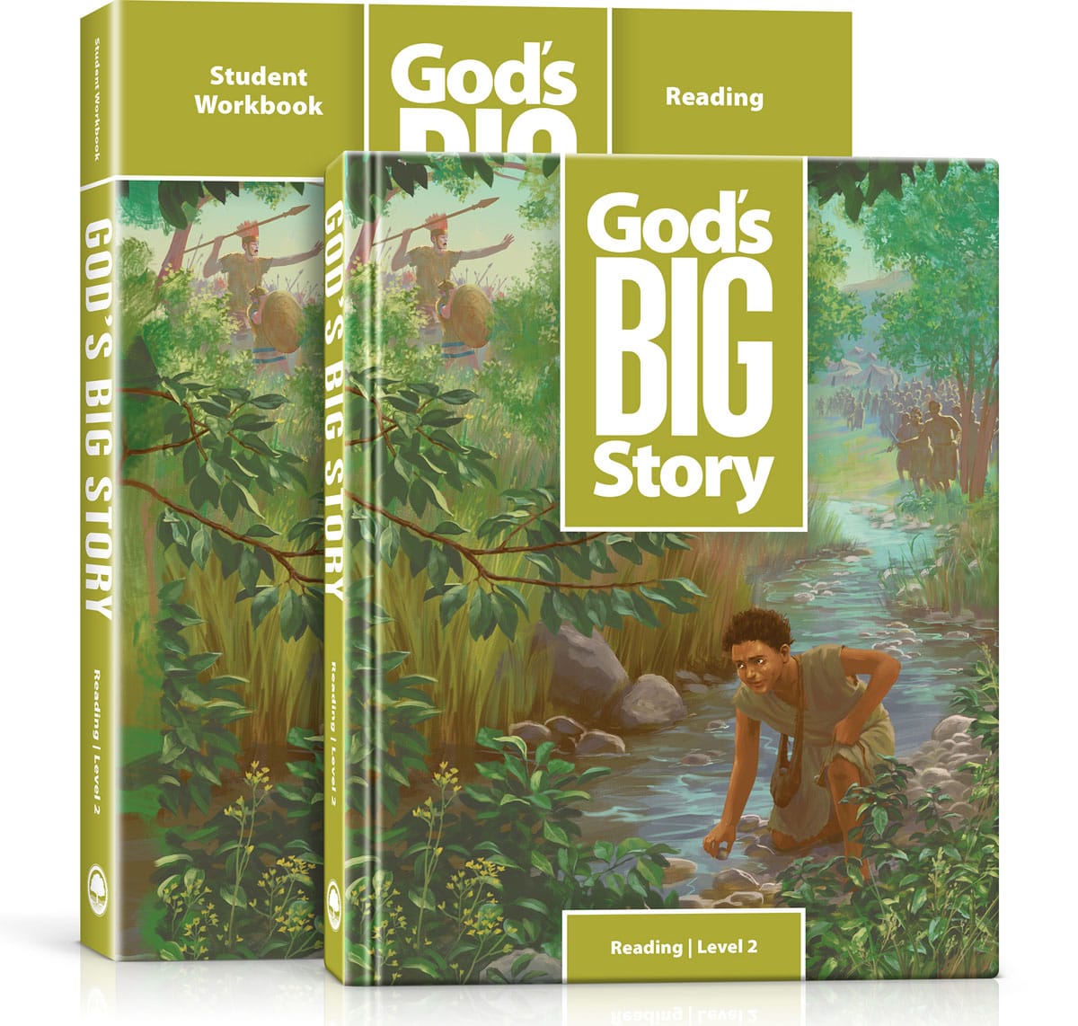 God's Big Story: Reading Level 2 Set (Textbook & Student Workbook)