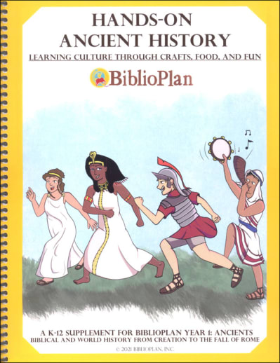 BiblioPlan Hands-On Ancient History Craft Book