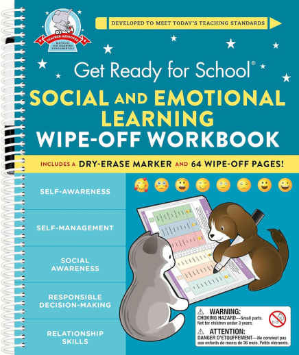 Get Ready for School: Social and Emotional Learning Wipe-Off Workbook