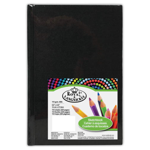 Sketchbook - Black Hardcover 5.5" x 8.5"