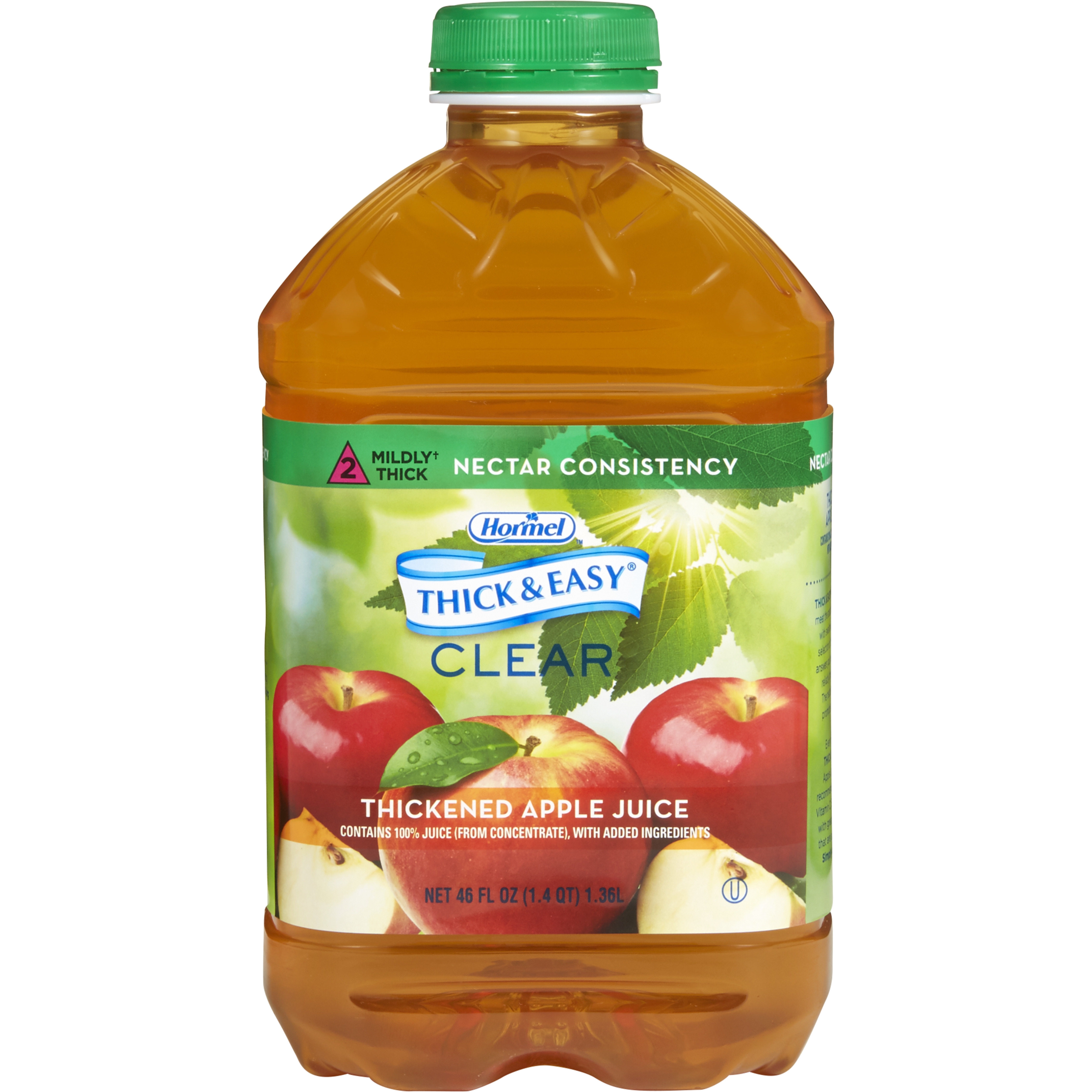Thick & Easy Nectar Consistency Apple Juice Thickened Beverage, 46-ounce bottle MK 797169