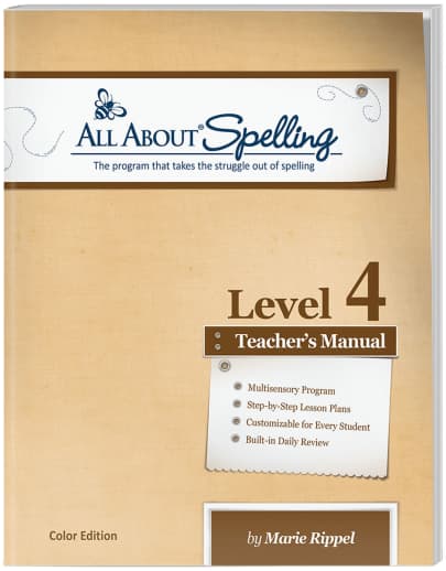 All About Spelling Level 4 Teacher's Manual (Color Edition)