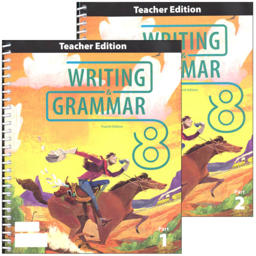 BJU Press Writing/Grammar 8 Teacher Edition 4th Edition