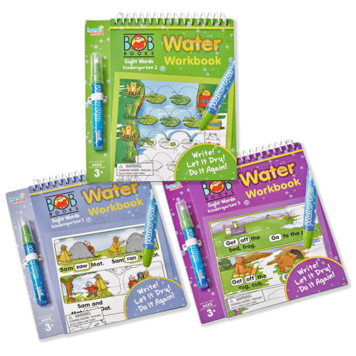Bob Books Sight Words Water Workbook Set