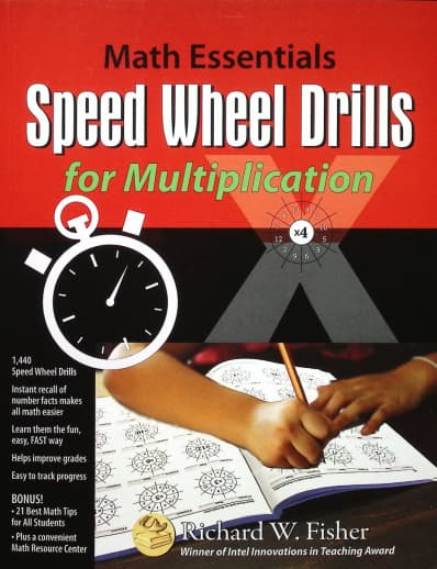 Math Essentials Speed Wheel Drills for Multiplication
