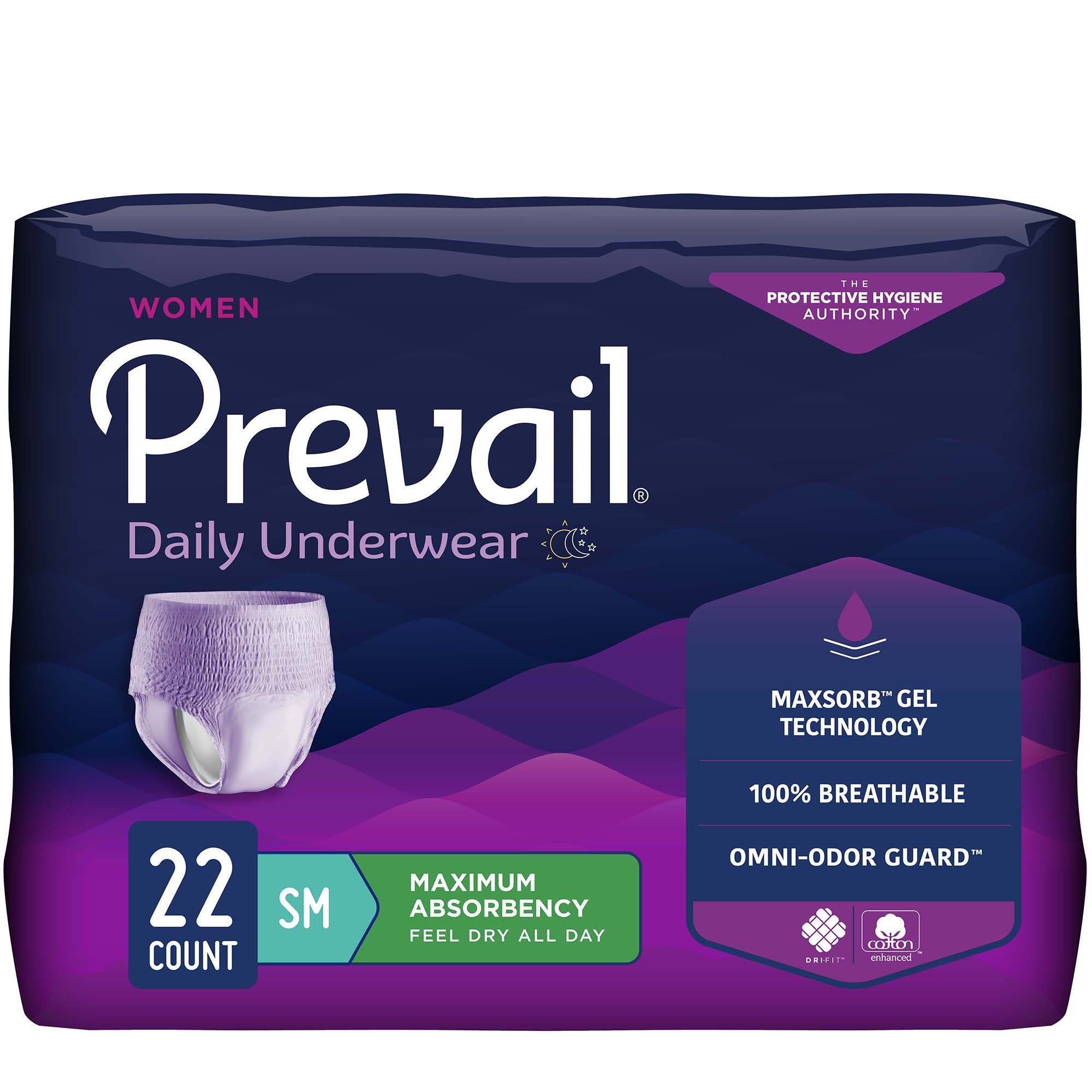 Prevail Daily Underwear Maximum Absorbent Underwear, Small MK 1178181