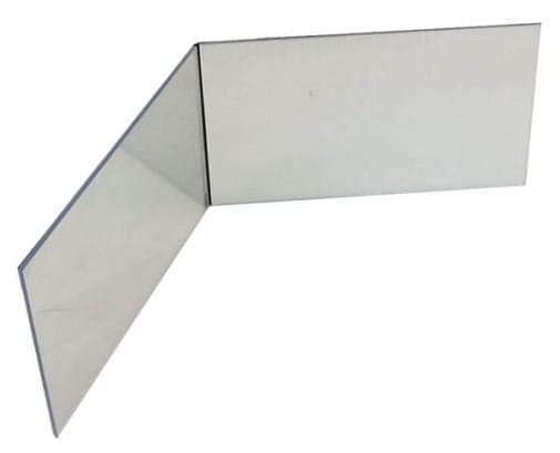 Plastic Mirror Hinged Double 3" x 5"