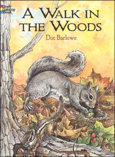 Walk in the Woods Coloring Book