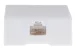 RJ45 Single Port Cat5e Surface Mount Jack White