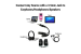 Audio Aux Cable Splitter with TRS 3.5mm Male to (2) Female, 4in