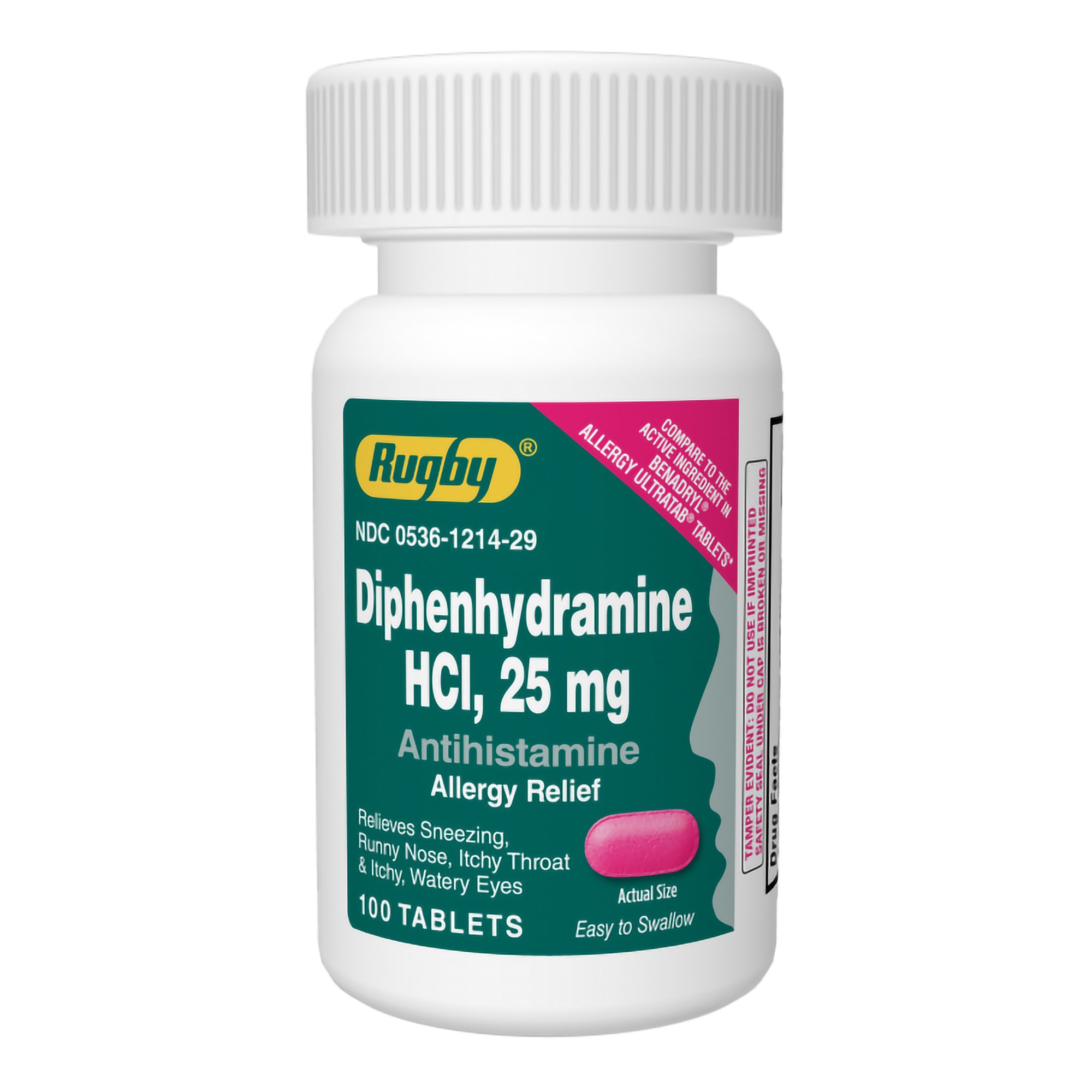 Rugby Diphenhydramine Antihistamine Allergy Relief MK 1137738
