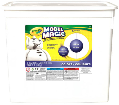 Crayola Model Magic 2lb Resealable Bucket - White