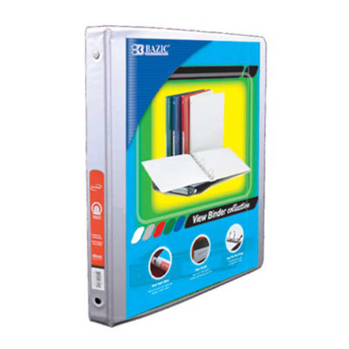 Binder - 3-Ring View 1/2" White