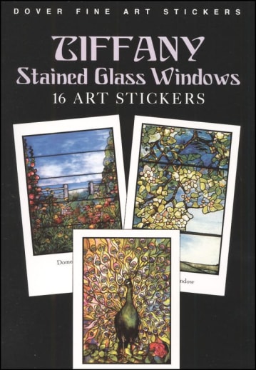 Tiffany Stained Glass Windows (16 Art Stickers)