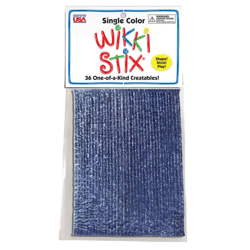 Dark Blue Wikki Stix - pkg of 36