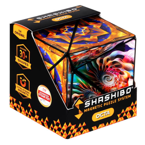 Shashibo Magnetic Puzzle Cube - OCTA Atlantis (makes 30+ shapes)