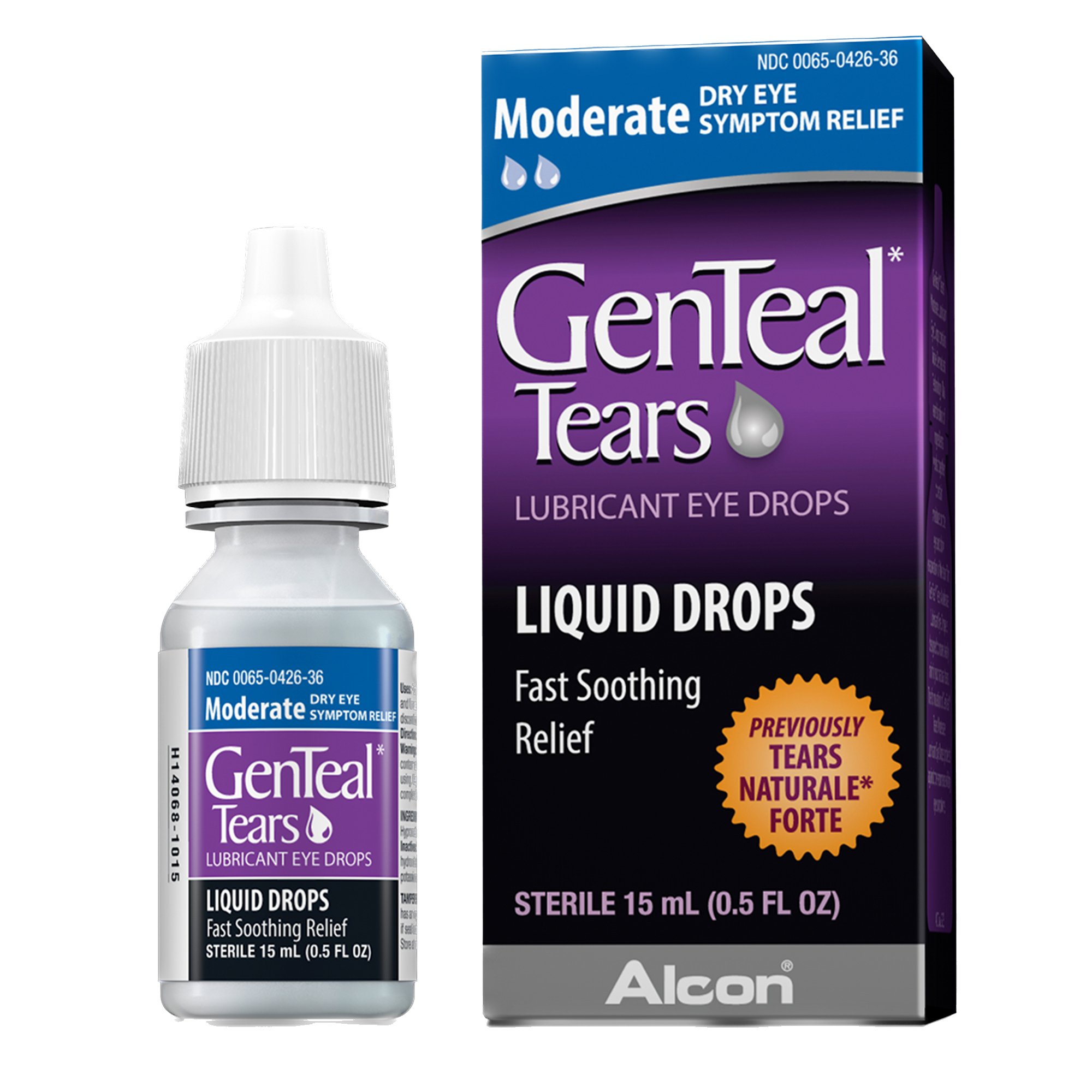 GenTeal Tears Lubricant Eye Drops Moderate MK 1231494