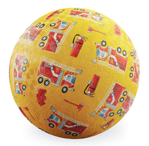 Crocodile Creek Fire Truck Playground Ball - 7 inch
