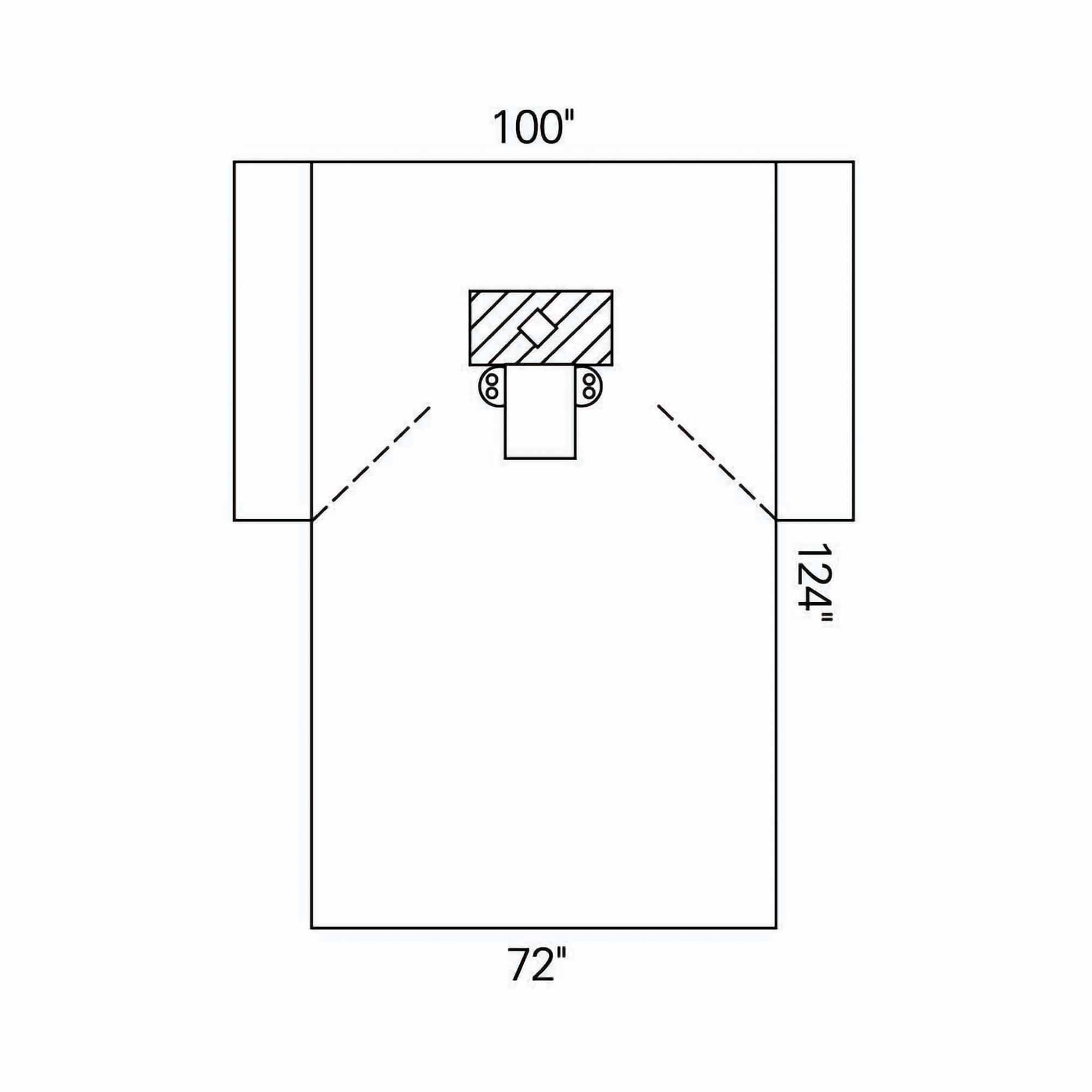 Halyard Sterile Thyroid EENT Drape, 100 x 72 x 124 Inch MK 334531