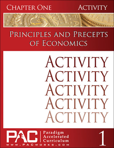 Principles and Precepts of Economics Chapter 1 Activities