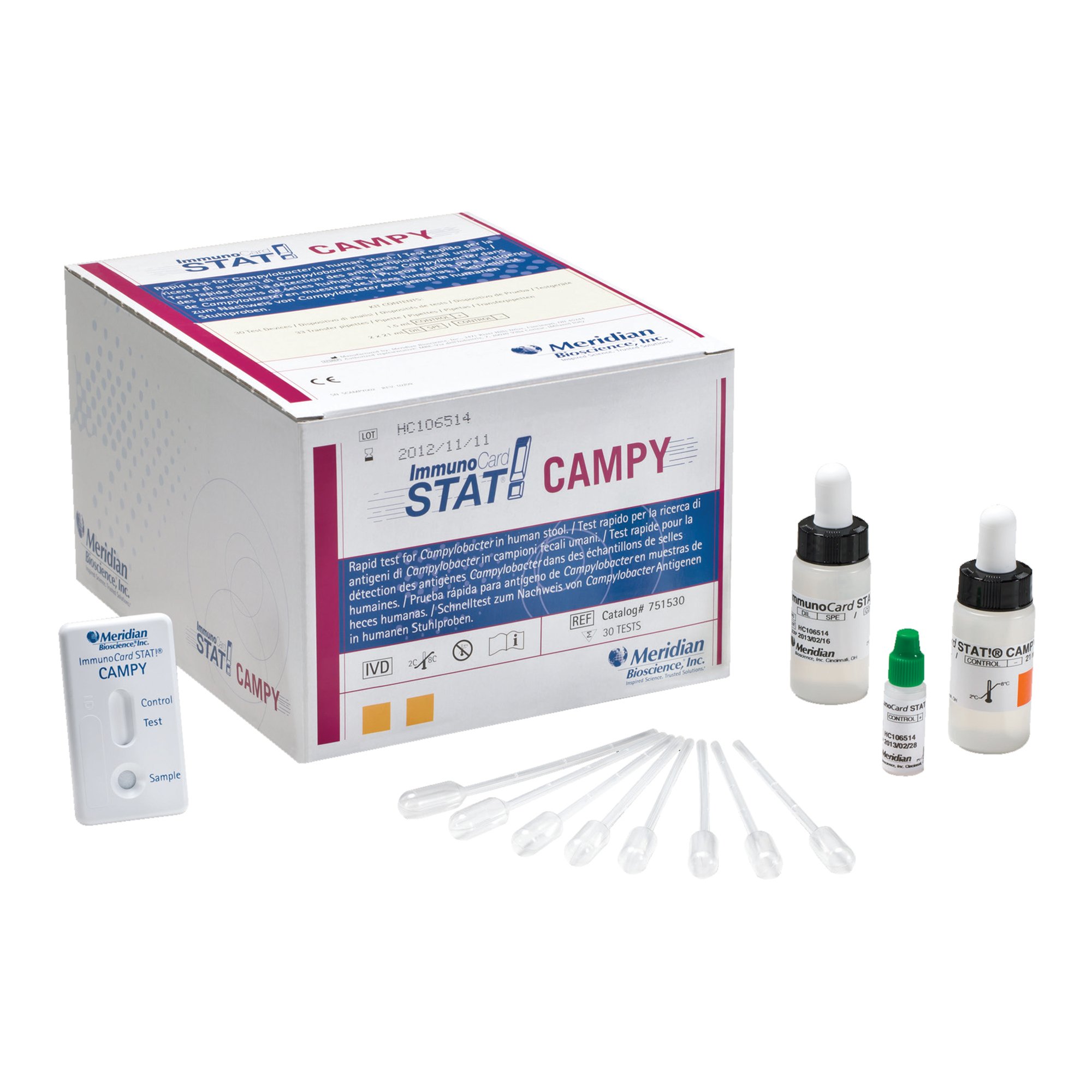 Immunocard Stat! Campylobacter Immunoassay Digestive Test Kit MK 775356