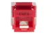 Cat6 RJ45 110 Type Keystone Jack, Red