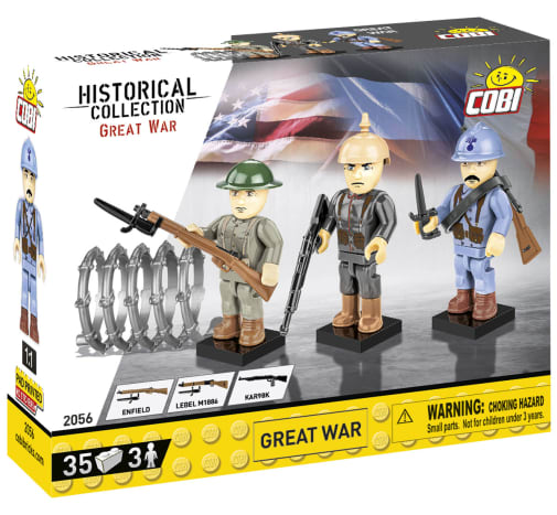 COBI World War I Figurines - 3 pieces (Historical Collection Great War)