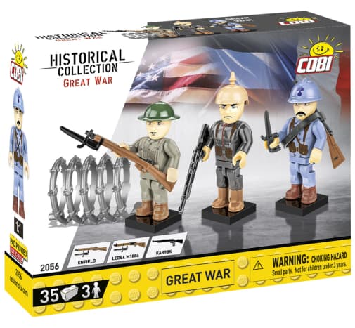 COBI World War I Figurines - 3 pieces (Historical Collection Great War)