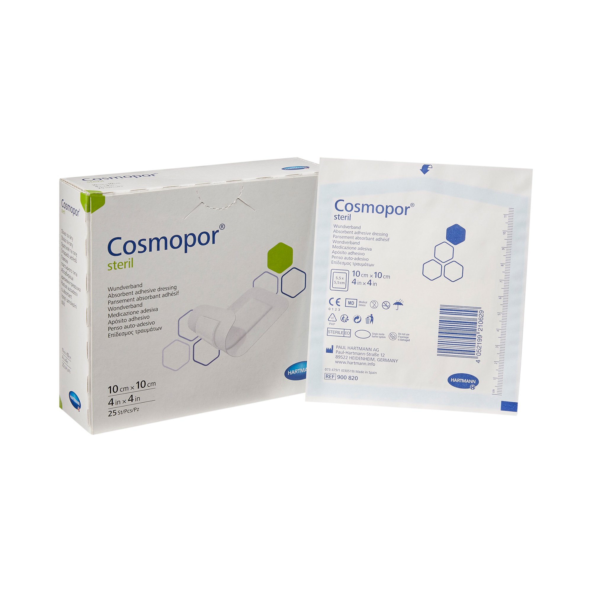 Cosmopor Adhesive Dressing, 4 x 4 Inch MK 902132