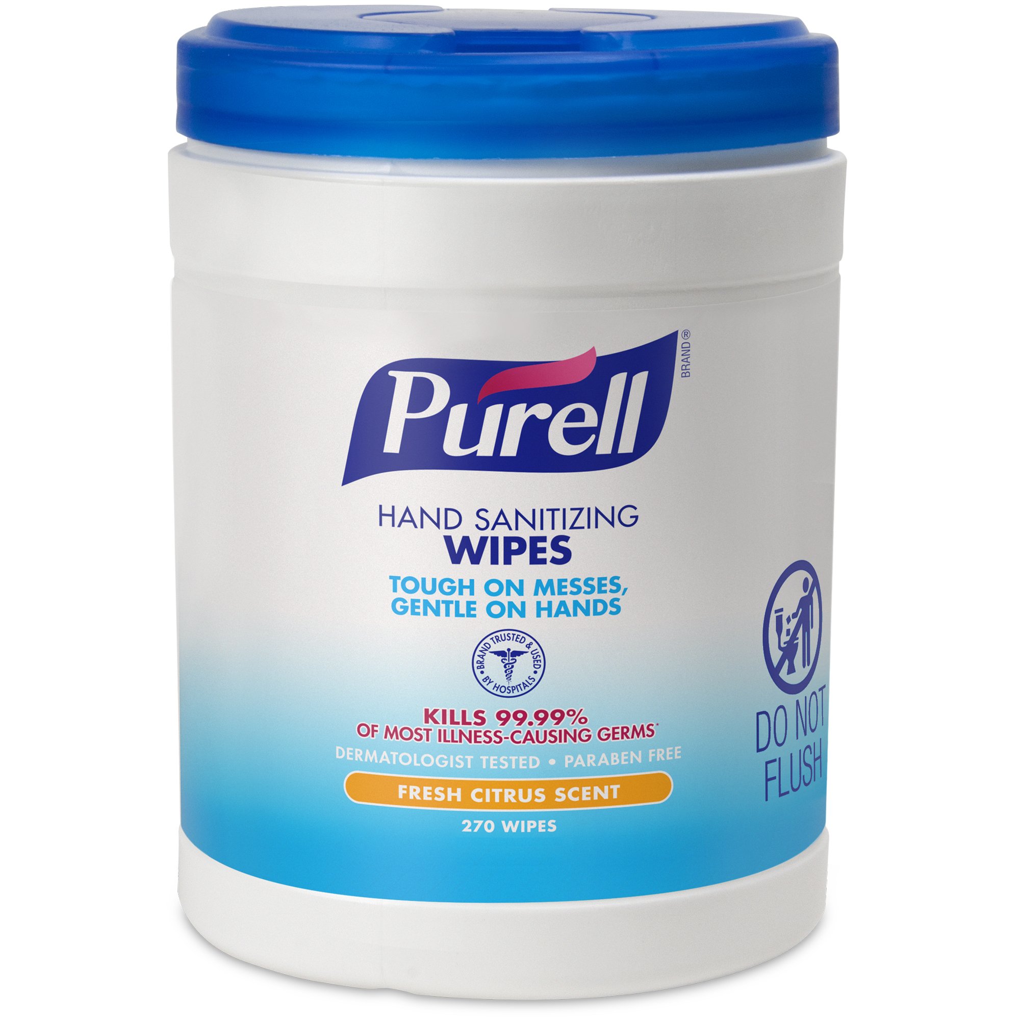 Purell Hand Sanitizing Wipes, 0.13% Strength Benzalkonium Chloride, Canister MK 793578