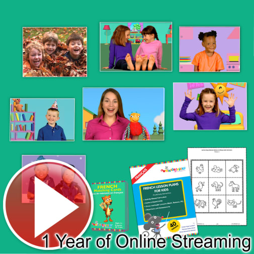 Whistlefritz French Educator's Streaming Service - 1 Year Subscription