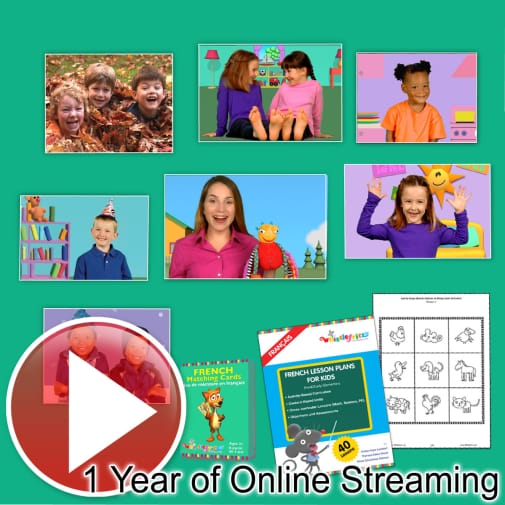 Whistlefritz French Educator's Streaming Service (1-year subscription)
