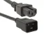 C20 to C15 AC Power Cord, 14 AWG, 10ft, Black