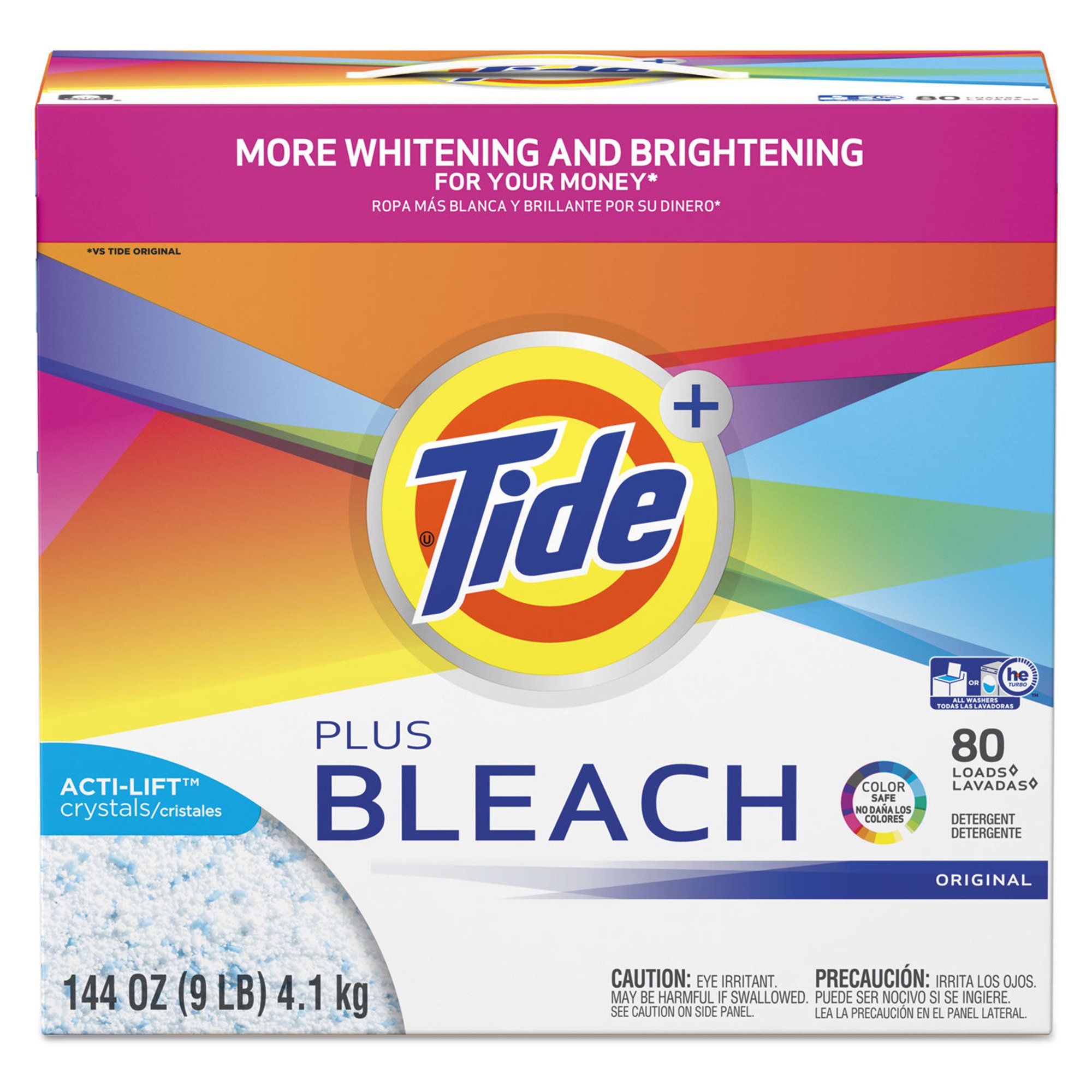 Tide Plus Bleach Powder Laundry Detergent MK 918840