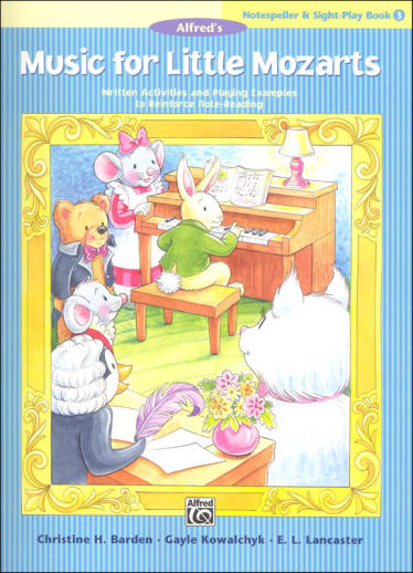 Music for Little Mozarts Notespeller & Sight-Play Book 3