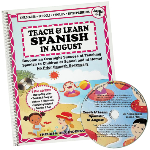 Teach & Learn Spanish in August (Book & CD)