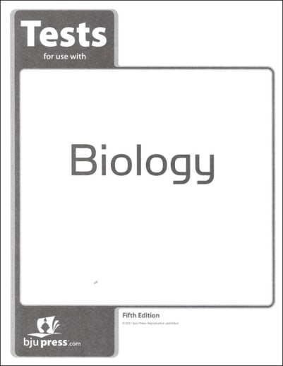 BJU Press Biology Testpack 5th Edition