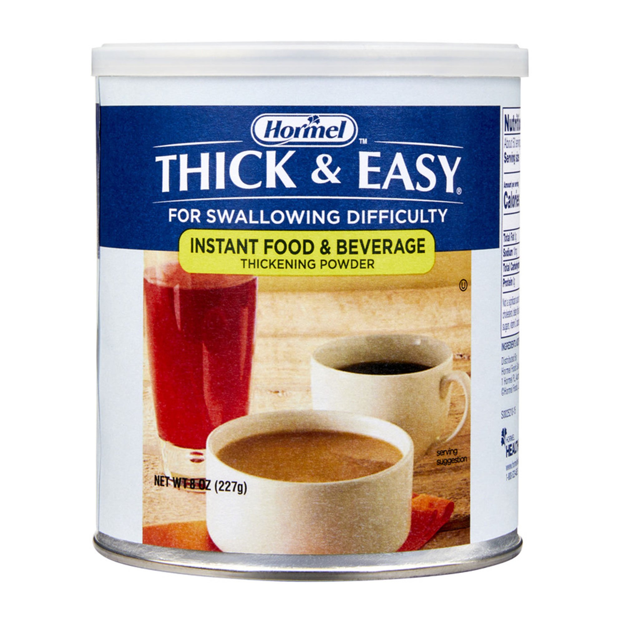 Thick & Easy IDDSI Level 0 Thin Food and Beverage Thickener, 8-ounce Canister MK 579399