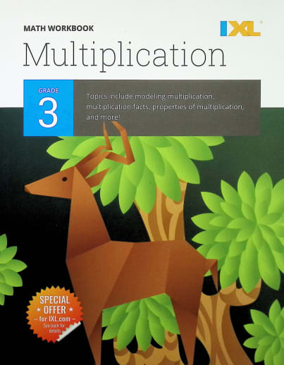 IXL Grade 3 Multiplication Workbook (IXL Topic Specific Workbooks)