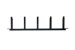 Kendall Howard 1U D-Ring Cable Management Kit