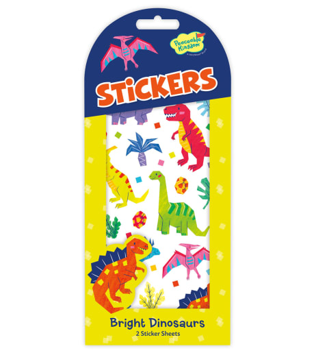 Bright Dinosaur Stickers