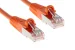 Cat5e Shielded Ethernet Patch Cable, Half-moon Boot, 5ft, Orange