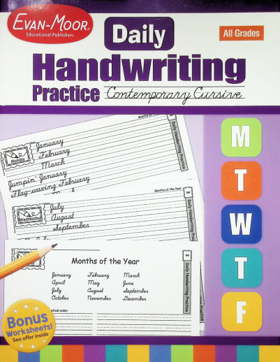 Daily Handwriting Practice - Contemporary Cursive