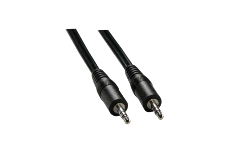 Audio Auxiliary Cable with TRS 3.5mm Male/Male Connectors, 3' Audio Auxiliary Cable with TRS 3.5mm Male/Male Connectors, 3'