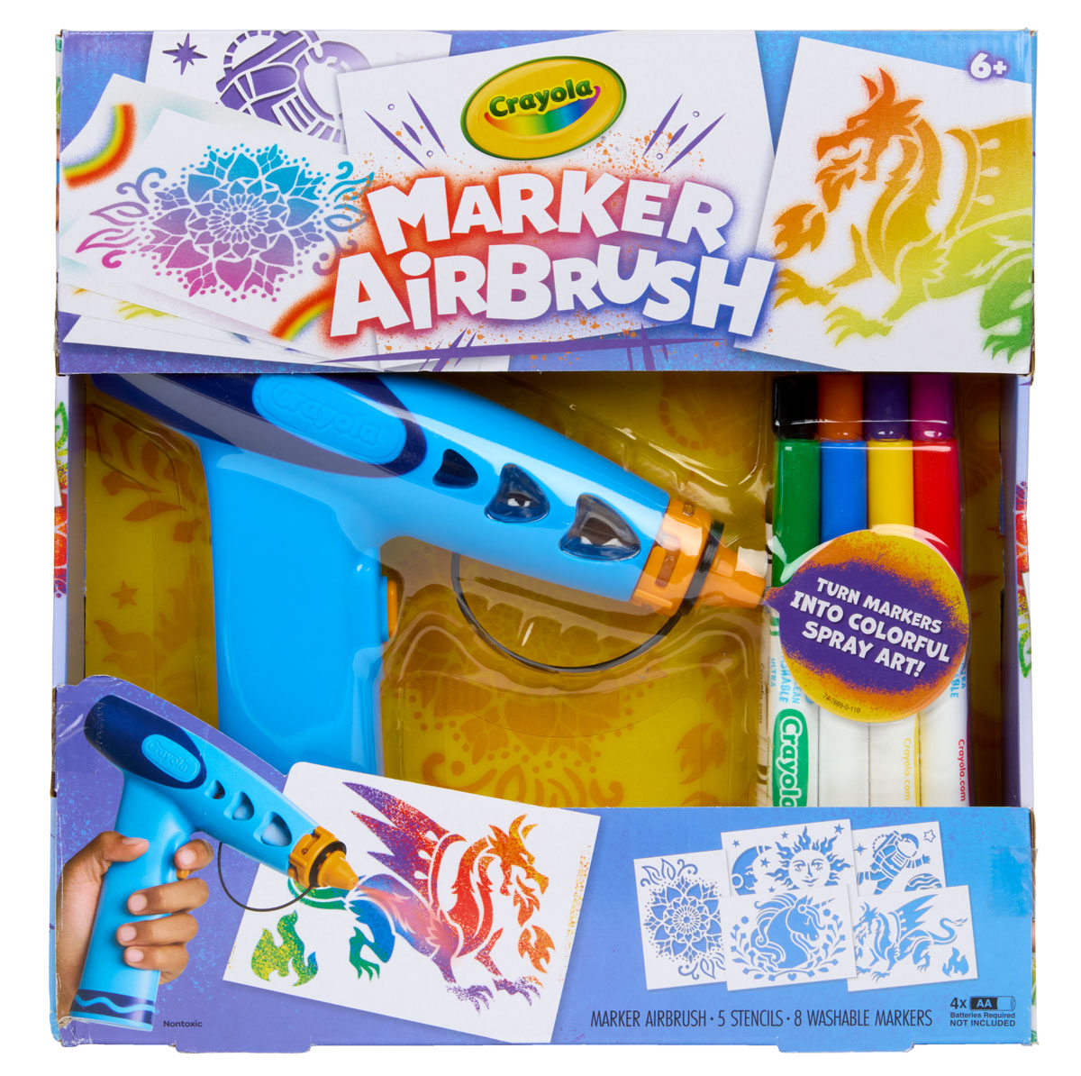 Art Crayola Washable Sidewalk Paint Sprayer Crayola Mini Marker