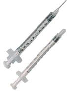 Exel International Tuberculin Syringe, 1 mL MK 726253