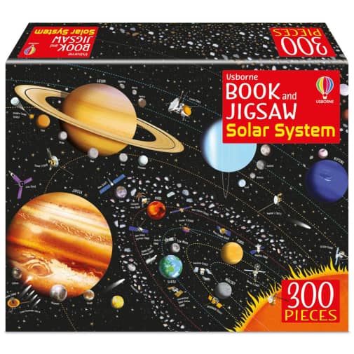 Usborne Solar System Book and Jigsaw Puzzle (300 pieces)