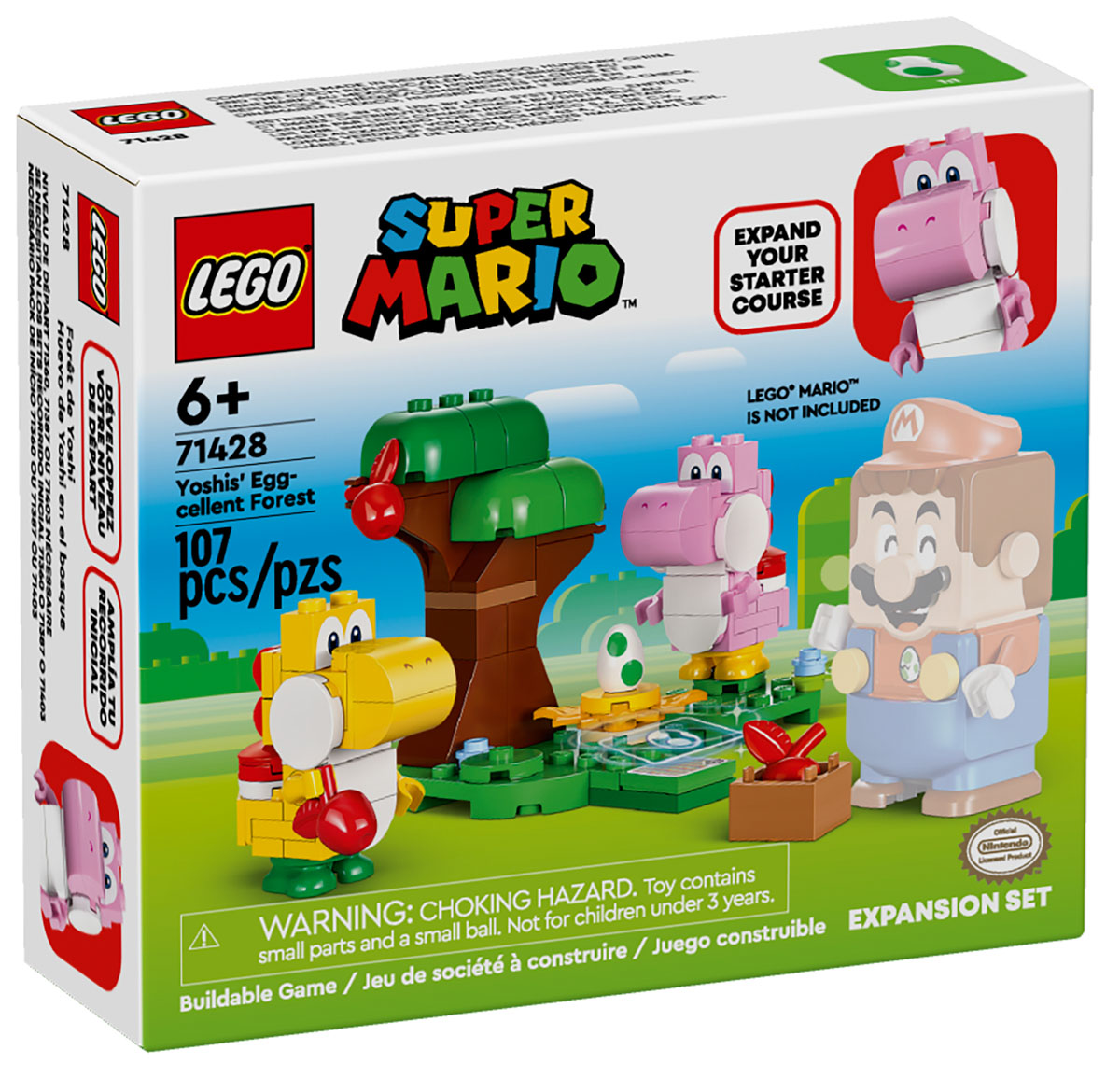 Yoshi Expansion Set Mario Legos 2020 LEGO Super Mario Yoshis' Egg